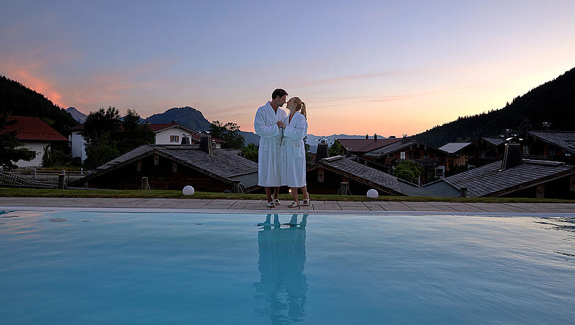 Entspannung zu zweit – Wellness mit Ausblick. Entspannung zu zweit – Wellness mit Ausblick.