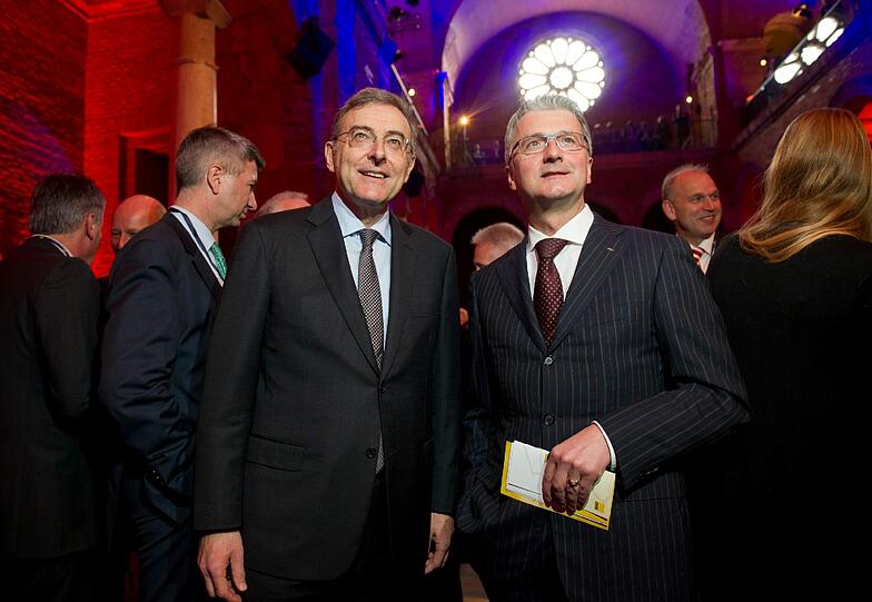 BMW-Vorstandschef Norbert Reithofer (l.) und Audi-Boss Rupert Stadler.