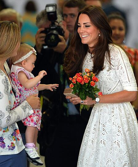 Die Royals am Strand: Kate und William in Australien.