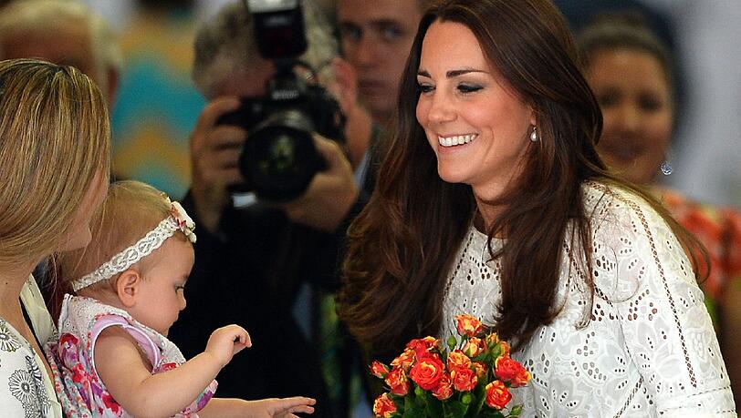 Die Royals am Strand: Kate und William in Australien. Die Royals am Strand: Kate und William in Australien.