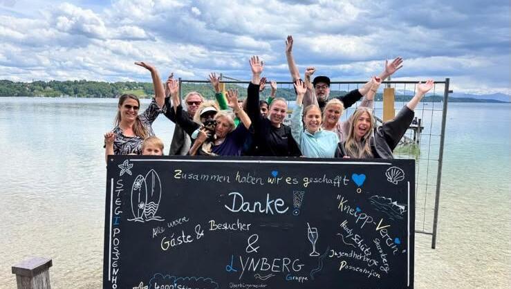 Die Sanierung des Steg 1 war ein voller Erfolg.