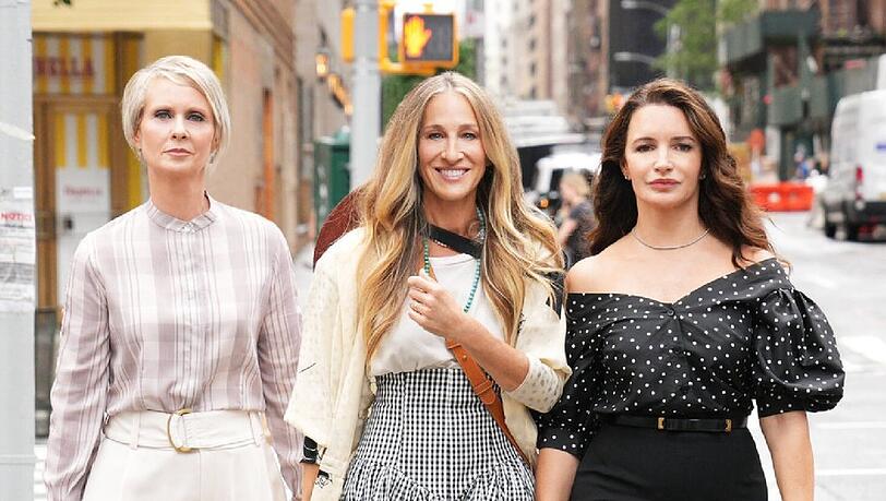 Cynthia Nixon, Sarah Jessica Parker und Kristin Davis (v.l.) in "And Just Like That...".