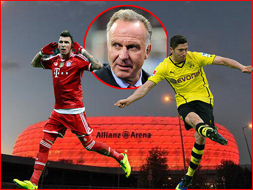 Stürmen Mario Mandzukic und Robert Lewandowski in Zukunft zusammen - Karl-Heinz Rummenigge sagt ja!