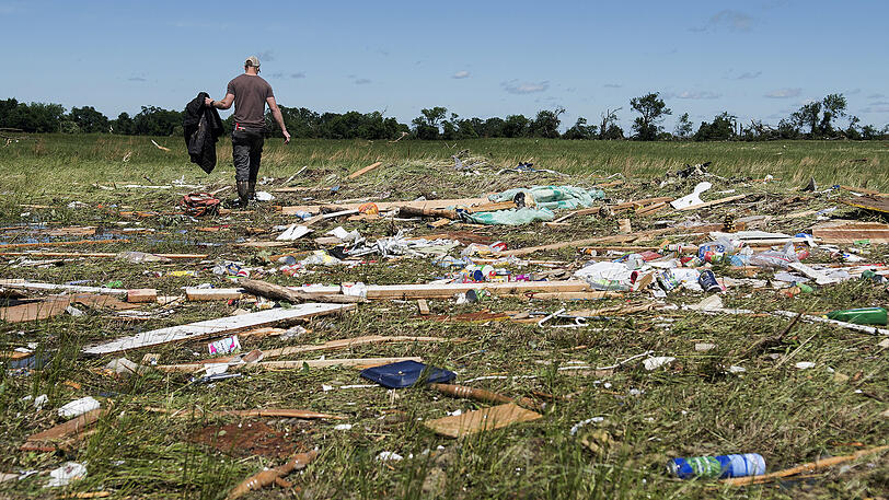 Heftige Unwetter haben den Süden der USA heimgesucht. In Texas tobten heftige Tornados. Die Bilder der Zerstörung.
