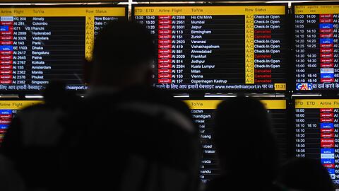 Weltweit fallen viele Fl&uuml;ge aus, weil gro&szlig;e Drehkreuze in der Golfregion nicht angeflogen werden k&ouml;nnen.