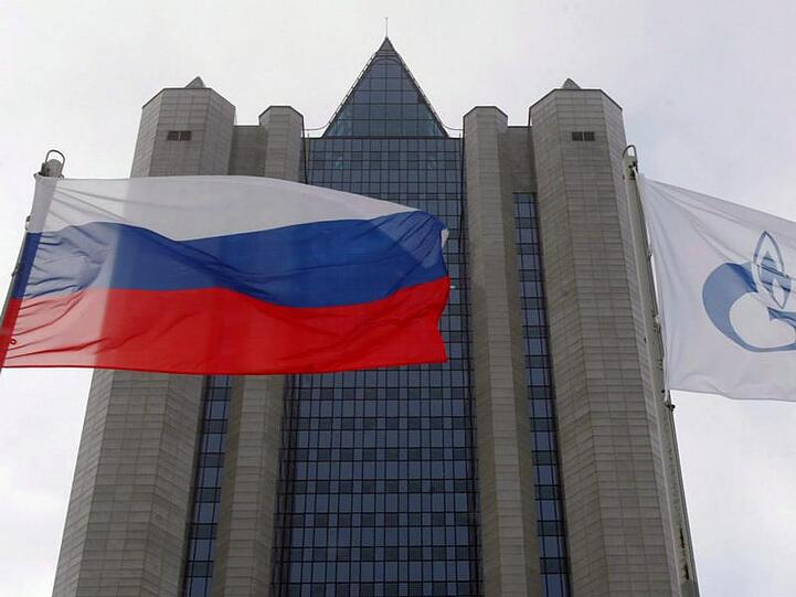 Der Hauptsitz des russischen Gasanbieters Gazprom