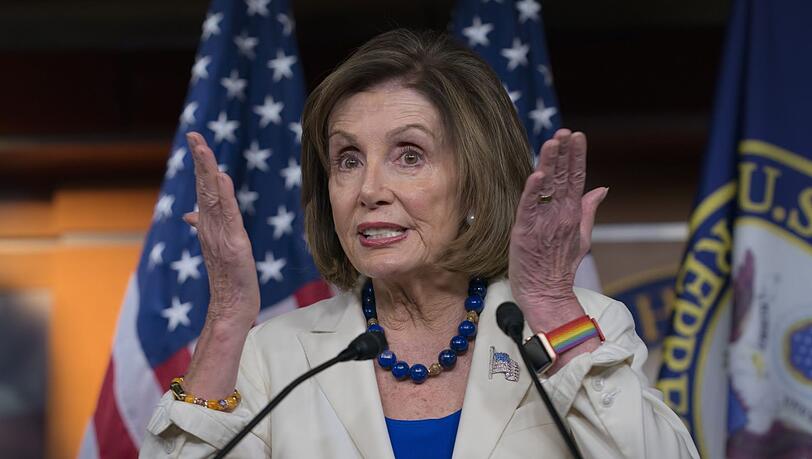 Nancy Pelosi, Demokratin und Sprecherin des US-Repräsentantenhauses. Nancy Pelosi, Demokratin und Sprecherin des US-Repräsentantenhauses.