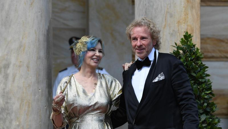 Thomas Gottschalk und seine Frau Thea gehen getrennte Wege. Thomas Gottschalk und seine Frau Thea gehen getrennte Wege.