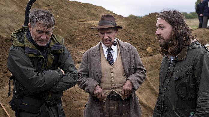 Kameramann Mike Eley, Schauspieler Ralph Fiennes und Regisseur Simon Stone.