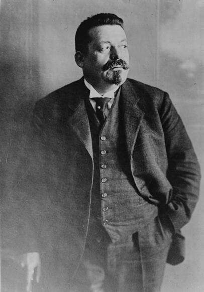 Friedrich Ebert (1871-1925), erster Reichspräsident der Weimarer Republik, Sozialdemokrat.