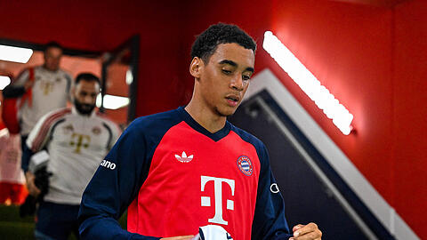 Am Samstag gegen Schalke "vielleicht" wieder im Bayern-Kader: Jamal Musiala.