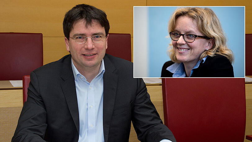 Duell um den Landesvorsitz der SPD: Florian von Brunn gegen Natascha Kohnen. Duell um den Landesvorsitz der SPD: Florian von Brunn gegen Natascha Kohnen.