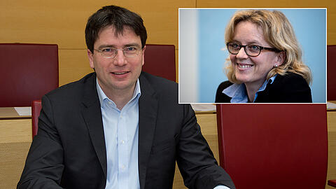 Duell um den Landesvorsitz der SPD: Florian von Brunn gegen Natascha Kohnen.