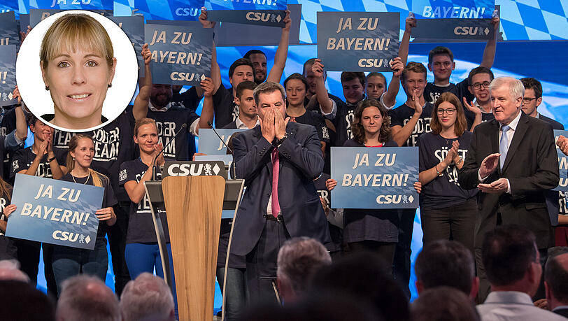 Der Ministerpräsident und der Parteichef: Markus Söder (l.) und Horst Seehofer auf der Bühne. AZ-Nachrichtenchefin Natalie Kettinger kommentiert den CSU-Parteitag im Postpalast. Der Ministerpräsident und der Parteichef: Markus Söder (l.) und Horst Seehofer auf der Bühne. AZ-Nachrichtenchefin Natalie Kettinger kommentiert den CSU-Parteitag im Postpalast.