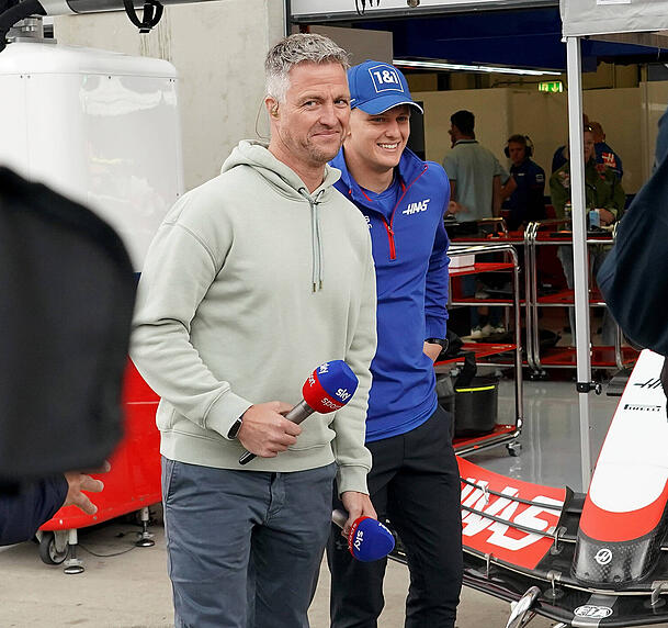 Ralf Schumacher und Mick Schumacher im Jahr 2022. Ralf Schumacher und Mick Schumacher im Jahr 2022.