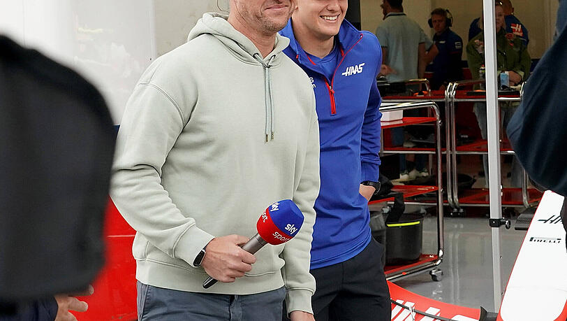 Ralf Schumacher und Mick Schumacher im Jahr 2022. Ralf Schumacher und Mick Schumacher im Jahr 2022.