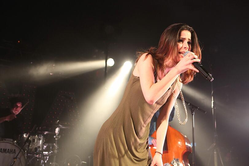 Die süße Lena Meyer-Landrut bei ihrem Auftritt in der Theaterfabrik in München. Die Bilder vom Konzert