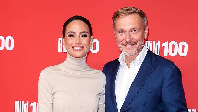 Franca Lehfeldt und Christian Lindner sind seit 2022 verheiratet. Nun freuen sie sich auf ihr erstes Kind.