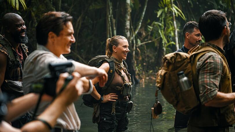 Scarlett Johansson in „Jurassic World Rebirth“. Scarlett Johansson in „Jurassic World Rebirth“.