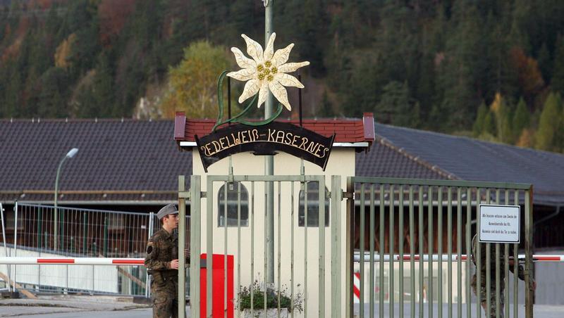 Die Edelweiß-Kaserne in Mittenwald Die Edelweiß-Kaserne in Mittenwald