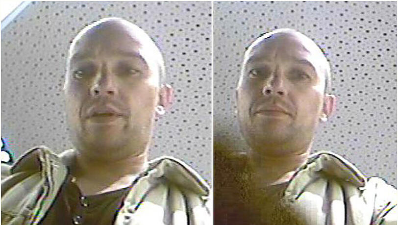 Dieser Mann wird von der Polizei gesucht. Dieser Mann wird von der Polizei gesucht.