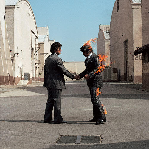 Das Cover für "Wish you were here" von Pink Floyd.