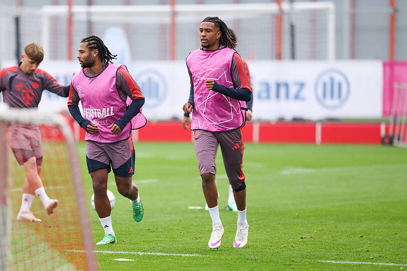 Gnabry soll den gesperrten Michael Olise (r.) ersetzen. Gnabry soll den gesperrten Michael Olise (r.) ersetzen.