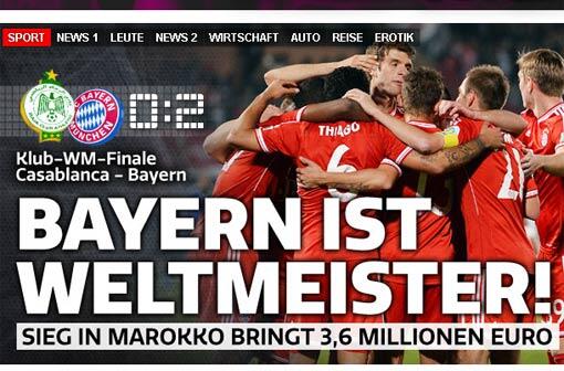 Das schreiben die Kollegen von Bild.de