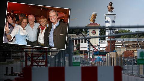 Feiern heuer nicht zusammen auf der Wiesn: Werner Baldessarini, Ehefrau Cathrin (l.) und Uschi Glas.