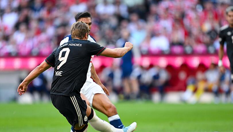 Harry Kane mit einer Seltenheit: Einem Fehlschuss vom Punkt.