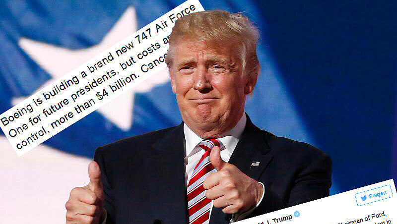 Donald Trump sorgt mit seinen Tweets oft für Irritationen. Foto: Donald Trump sorgt mit seinen Tweets oft für Irritationen. Foto: