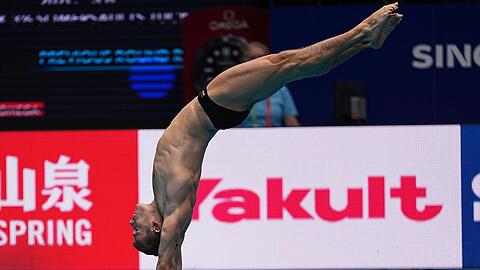 Moritz Wesemann aus Deutschland holte bei der EM wieder Gold vom 1-Meter-Brett. (Archivbild)