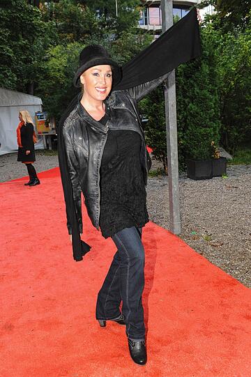 Promis beim Futurecom-Sommerfest: Gloria Gray.