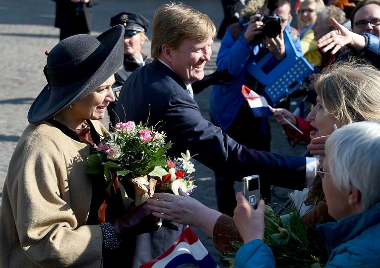 Königin Máxima und König Willem-Alexander der Niederlande in Lübeck