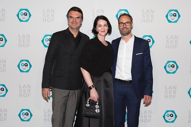 Andre Pollmann, Christina Sennlaub und Bart de Boever