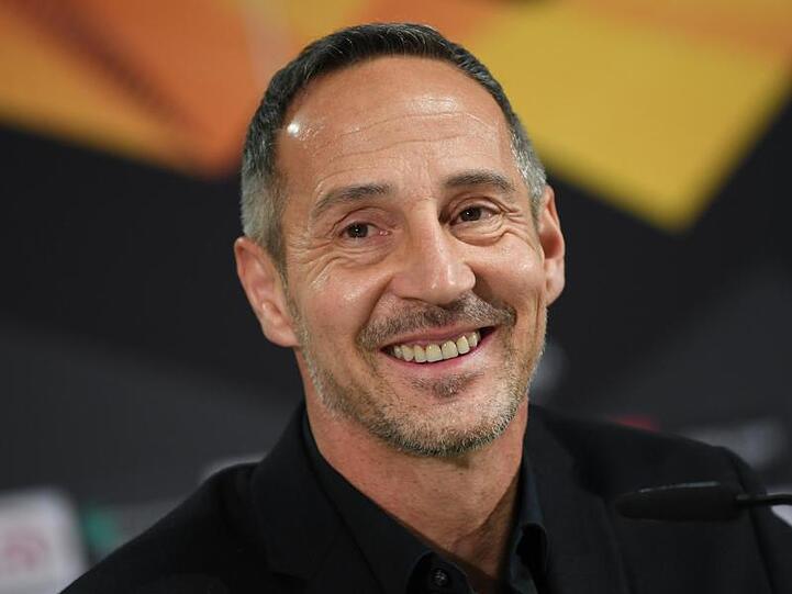 Zuversichtlich: Eintracht-Coach Adi Hütter.