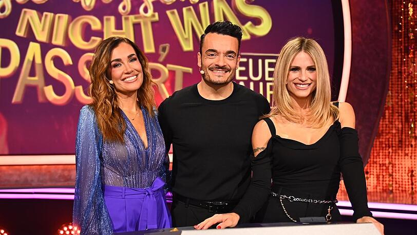 Jana Ina Zarella (li.), Ehemann Giovanni und Michelle Hunziker beerbten die Originalbesetzung bei "Denn sie wissen nicht, was passiert". Jana Ina Zarella (li.), Ehemann Giovanni und Michelle Hunziker beerbten die Originalbesetzung bei "Denn sie wissen nicht, was passiert".