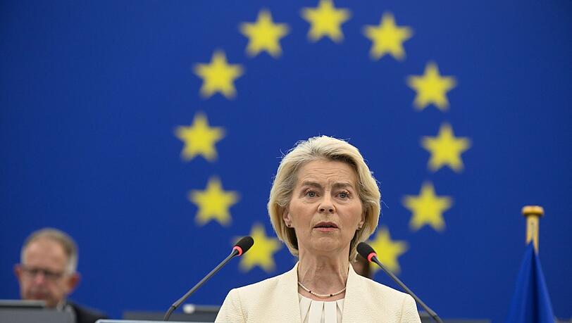 Die Präsidentin der Europäischen Kommission, Ursula von der Leyen, gratulierte dem Handelskommissar zum verhandelten Abkommen. (Archivbild) Die Präsidentin der Europäischen Kommission, Ursula von der Leyen, gratulierte dem Handelskommissar zum verhandelten Abkommen. (Archivbild)