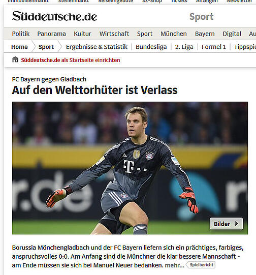 Die Pressestimmen zum Spiel.