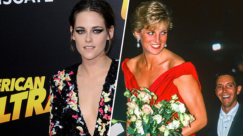 Kristen Stewart (li.) wird in "Spencer" zu Prinzessin Diana