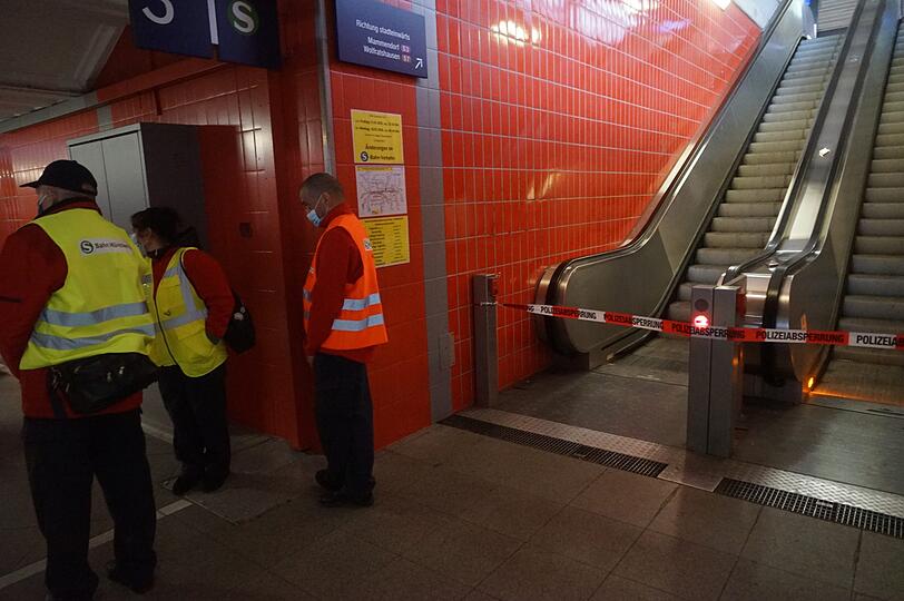 Kein Verkehr am Ostbahnhof.