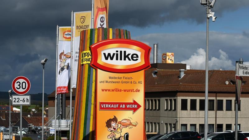 Blick auf die Produktionsgebäude des Fleischherstellers Wilke Wurstwaren. Blick auf die Produktionsgebäude des Fleischherstellers Wilke Wurstwaren.