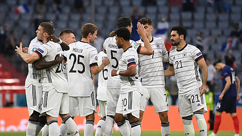 Die Einstellung stimmt: Deutschland trat als Team und mit Herz auf.