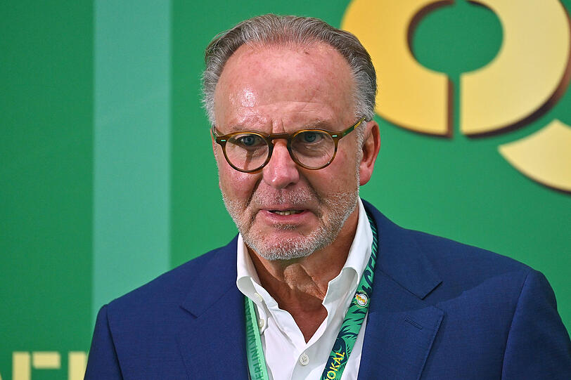 Er sieht Kane vorne: Bayern-Aufsichtsrat Karl-Heinz Rummenigge.
