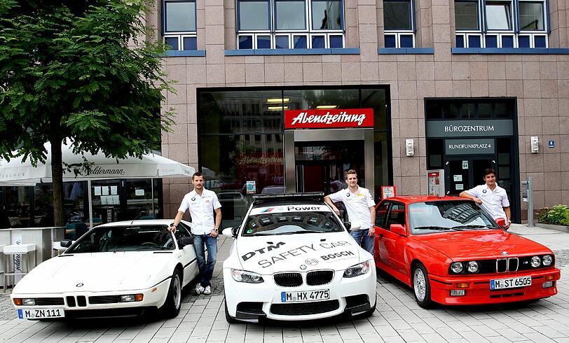 Absolute Rarität: Der legendäre M1 (ganz rechts) von BMW.