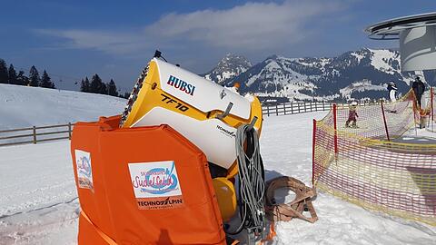 "Hubsi" im Skigebiet Sudelfeld. "Hubsi" im Skigebiet Sudelfeld.