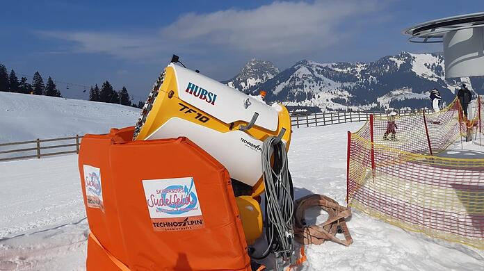 "Hubsi" im Skigebiet Sudelfeld.