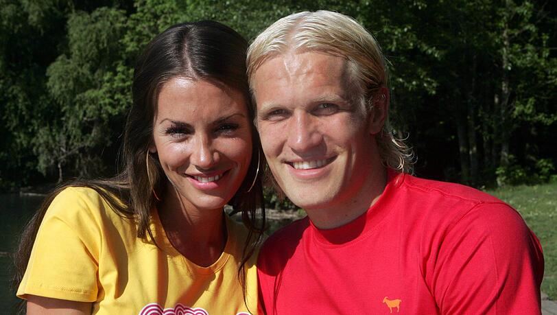 Anna-Maria Ferchichi mit ihrem damaligen Ehemann Pekka Lagerblom.