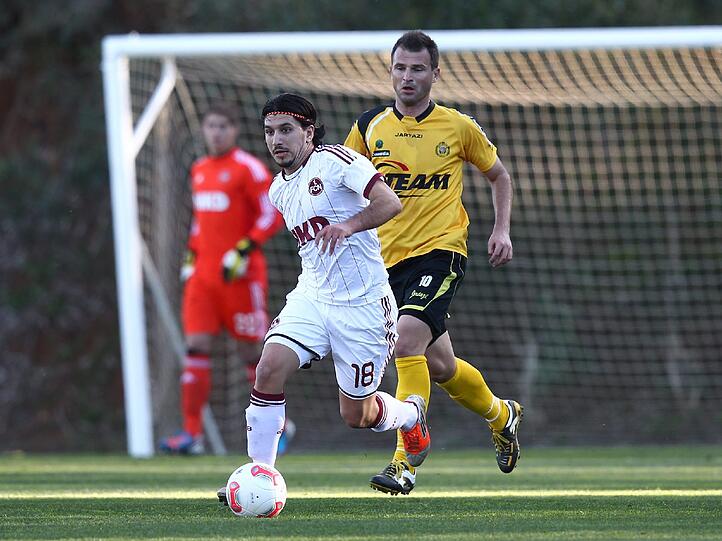 Sehen Sie hier weitere Bilder vom Testspiel zwischen dem 1. FC Nürnberg und Sporting Lokeren.