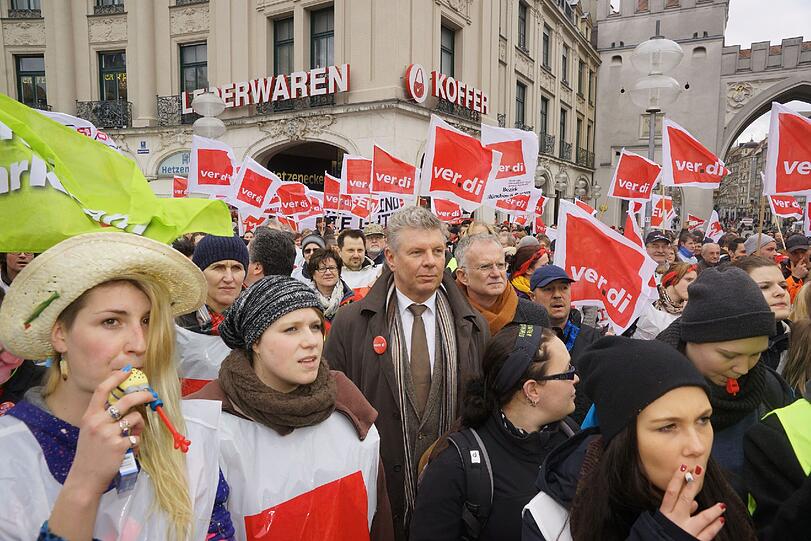 Bilder von der Demo.